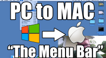 PC to MAC – The Menu Bar