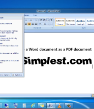 Saving Word Document as PDF