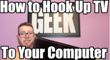 Hook up TV to your Computer