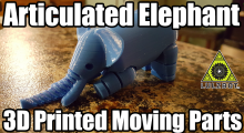 3D Printed Articulated Elephant
